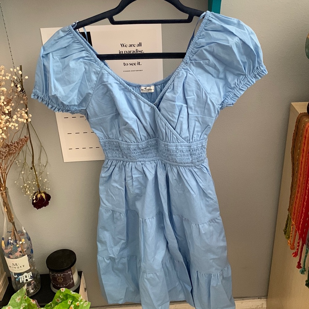 Hollister Blue Teacup Sundress Size S